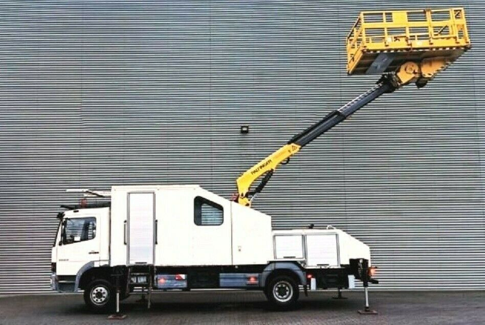 Mercedes-Benz ATEGO 1323 PK 8000T RAIL Platform - منصة تلسكوبية محمولة على شاحنة: صورة 1 Mercedes-Benz ATEGO 1323 PK 8000T RAIL Platform - منصة تلسكوبية محمولة على شاحنة: صورة 1