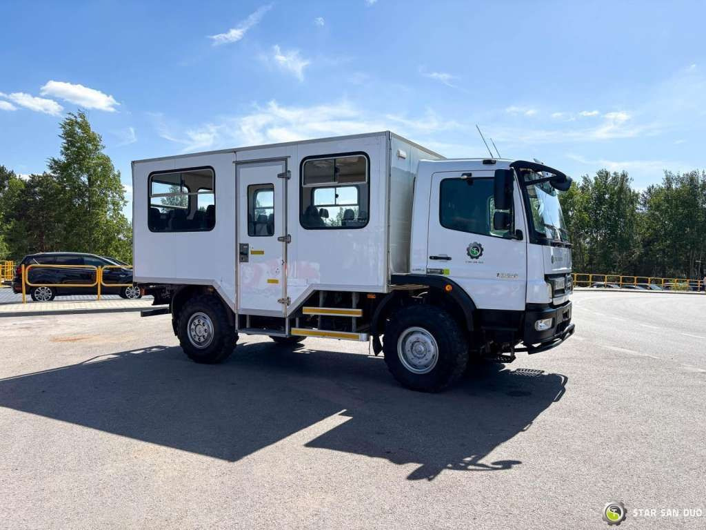 Mercedes-Benz ATEGO 1326 4x4 Double Cab Camper BUS - شاحنة هيكل كابينة: صورة 3 Mercedes-Benz ATEGO 1326 4x4 Double Cab Camper BUS - شاحنة هيكل كابينة: صورة 3