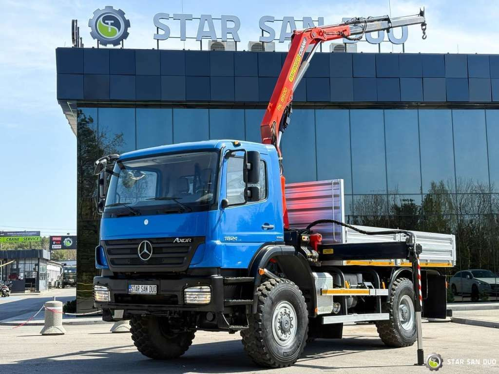 Mercedes-Benz AXOR 1824 4x4 PALFINGER PK 8500 Crane Kran - شاحنة كرين: صورة 1 Mercedes-Benz AXOR 1824 4x4 PALFINGER PK 8500 Crane Kran - شاحنة كرين: صورة 1