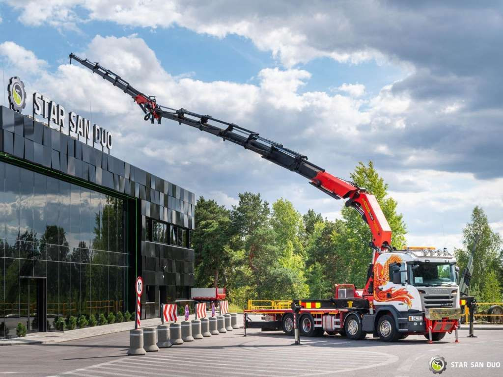 Scania G450 8x2 PALFINGER PK 85002 Fly Jib Winch - شاحنة كرين: صورة 2 Scania G450 8x2 PALFINGER PK 85002 Fly Jib Winch - شاحنة كرين: صورة 2