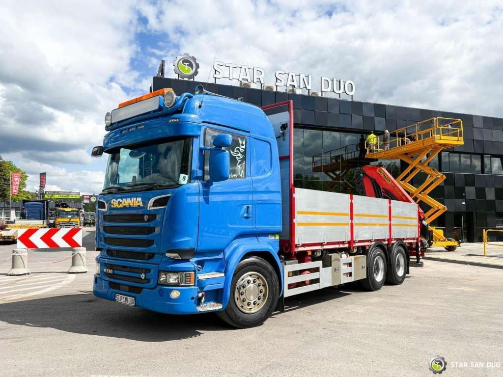 شاحنة كرين Scania  R730 6X4 PALFINGER PK 33002 EH Crane: صورة 13