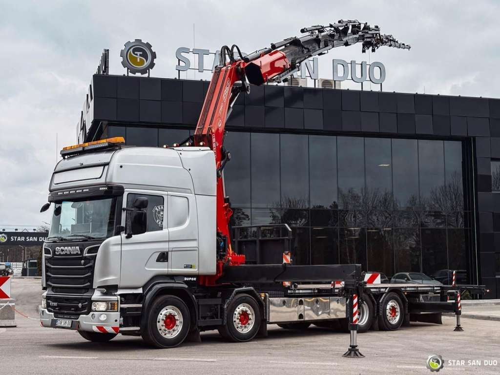 Scania R730 8x2 Fassi F990 Fly Jib 30m Crane Euro 6 - شاحنة كرين: صورة 1 Scania R730 8x2 Fassi F990 Fly Jib 30m Crane Euro 6 - شاحنة كرين: صورة 1