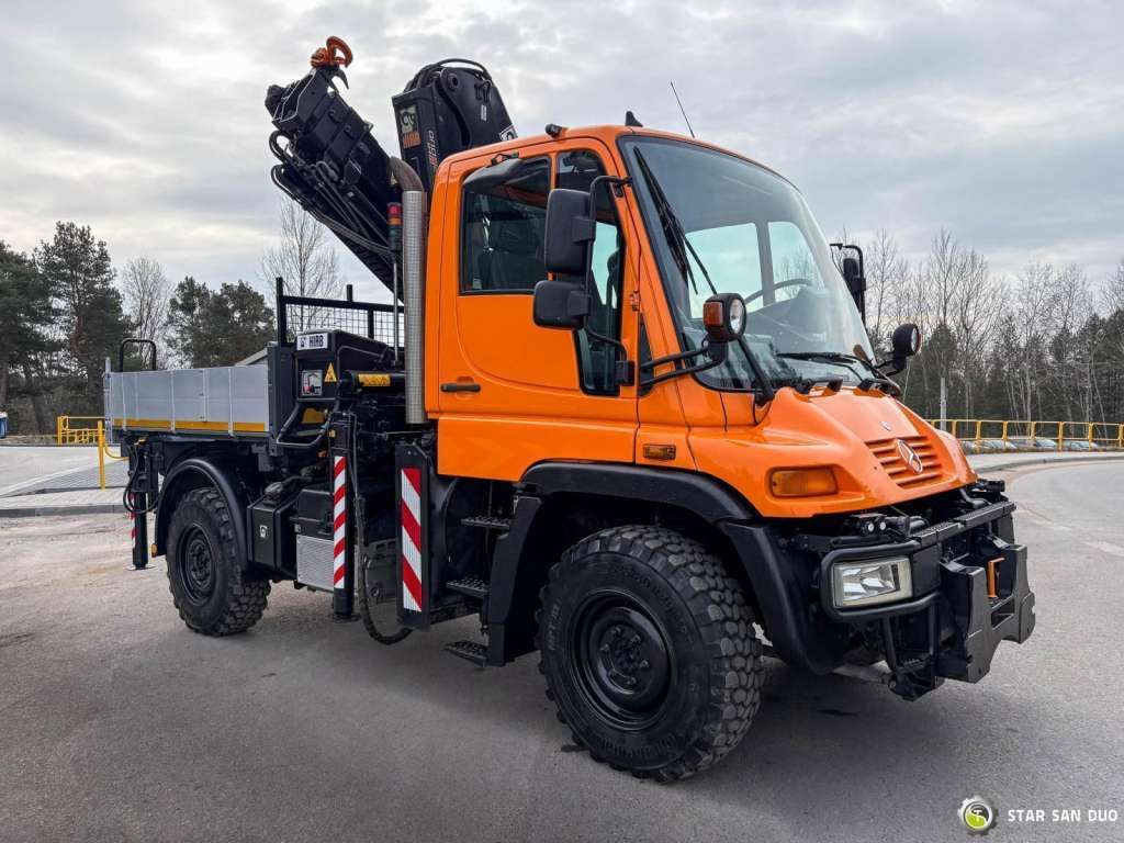 شاحنة كرين, شاحنات مسطحة Unimog Mercedes-Benz UNIMOG U300 4x4 HIAB 122 D-3 CRANE Unimog Mercedes-Benz UNIMOG U300 4x4 HIAB 122 D-3 CRANE: صورة 16
