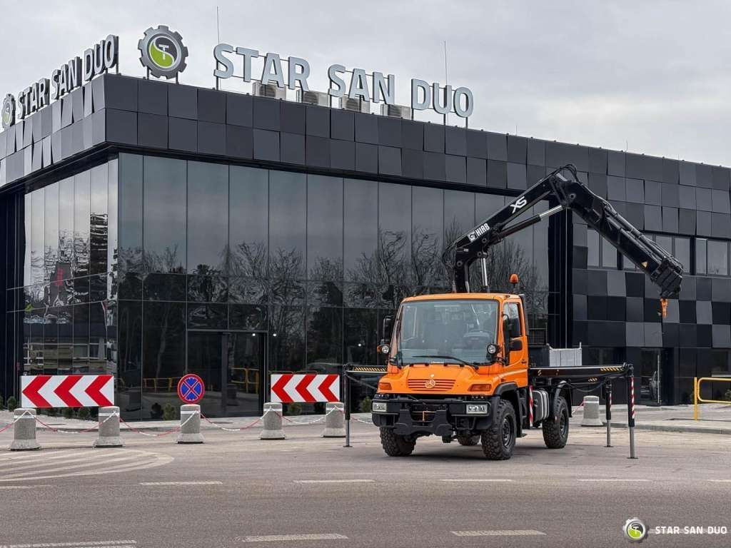 شاحنة كرين, شاحنات مسطحة Unimog Mercedes-Benz UNIMOG U300 4x4 HIAB 122 D-3 CRANE Unimog Mercedes-Benz UNIMOG U300 4x4 HIAB 122 D-3 CRANE: صورة 7