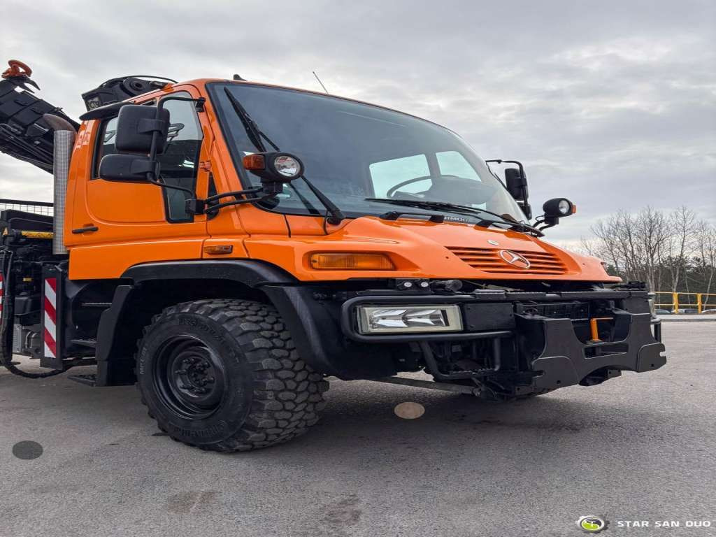 شاحنة كرين, شاحنات مسطحة Unimog Mercedes-Benz UNIMOG U300 4x4 HIAB 122 D-3 CRANE Unimog Mercedes-Benz UNIMOG U300 4x4 HIAB 122 D-3 CRANE: صورة 21