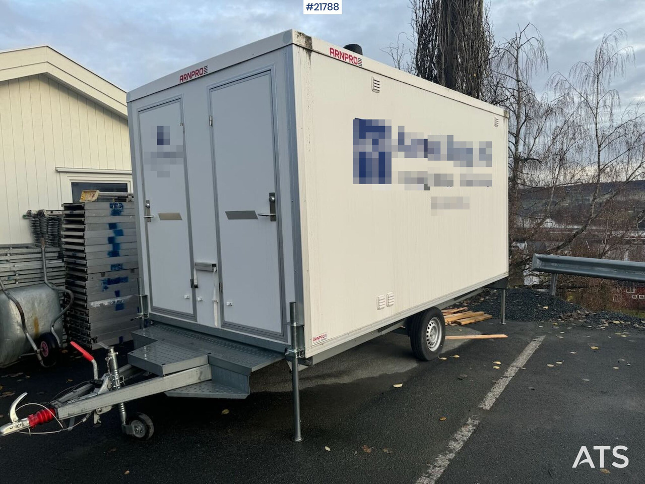 Arnpro Arbeidsbrakke - حاوية البناء, عربة مقطورة: صورة 3 Arnpro Arbeidsbrakke - حاوية البناء, عربة مقطورة: صورة 3