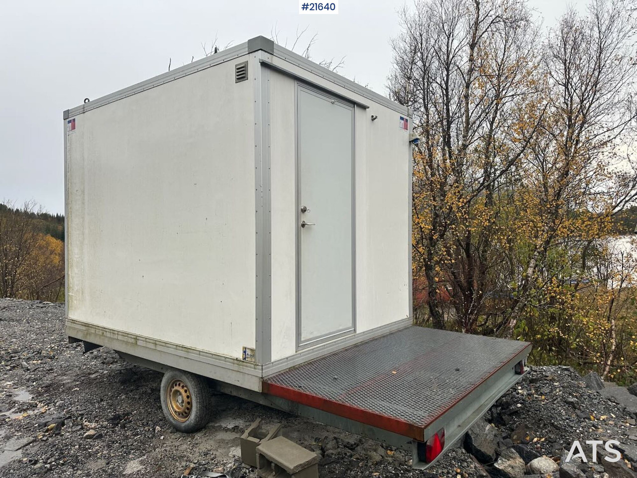 Arnpro Brakke - حاوية البناء, عربة مقطورة: صورة 1 Arnpro Brakke - حاوية البناء, عربة مقطورة: صورة 1