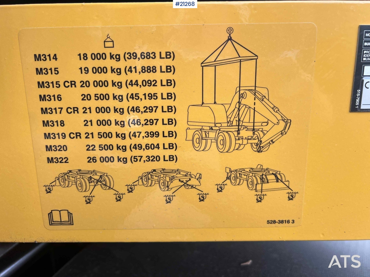 حفارة دولاب CAT M315 Hjulmaskin m/ graveskuffe, rotortilt, pusseskuffe: صورة 38 حفارة دولاب CAT M315 Hjulmaskin m/ graveskuffe, rotortilt, pusseskuffe: صورة 38