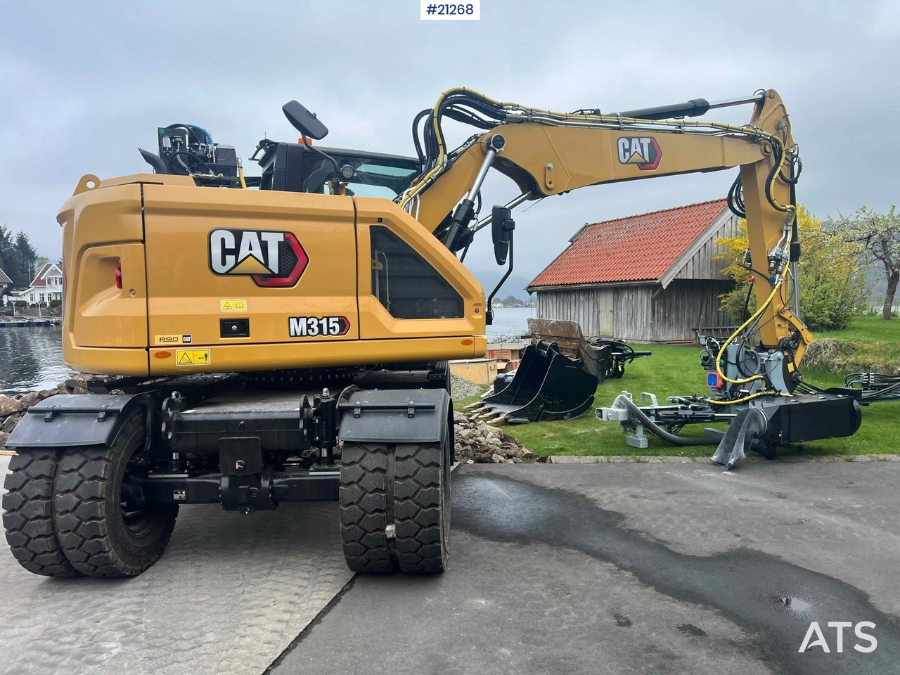 حفارة دولاب CAT M315 Hjulmaskin m/ graveskuffe, rotortilt, pusseskuffe: صورة 14 حفارة دولاب CAT M315 Hjulmaskin m/ graveskuffe, rotortilt, pusseskuffe: صورة 14