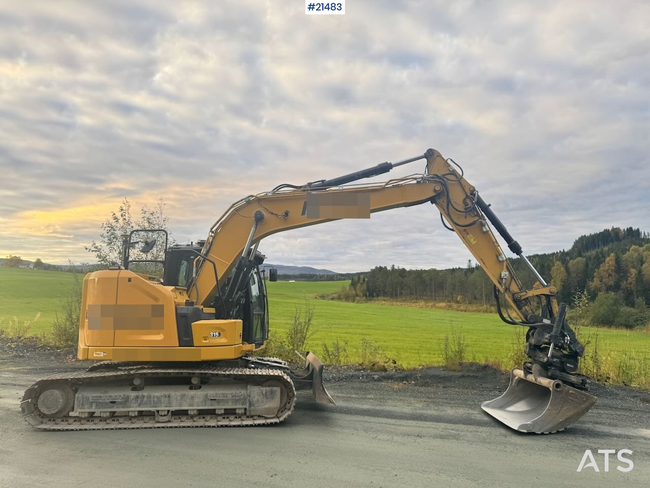 Caterpillar 315 - حفار زحاف: صورة 1 Caterpillar 315 - حفار زحاف: صورة 1