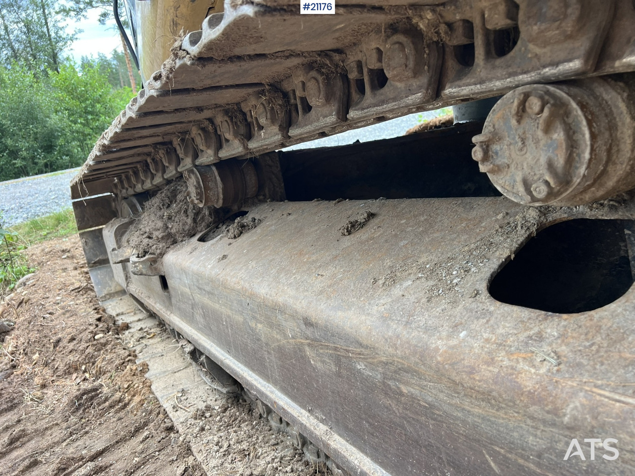 حفار زحاف Caterpillar 320 ELRR gravemaskin m/ tannskuffe SE VIDEO: صورة 14