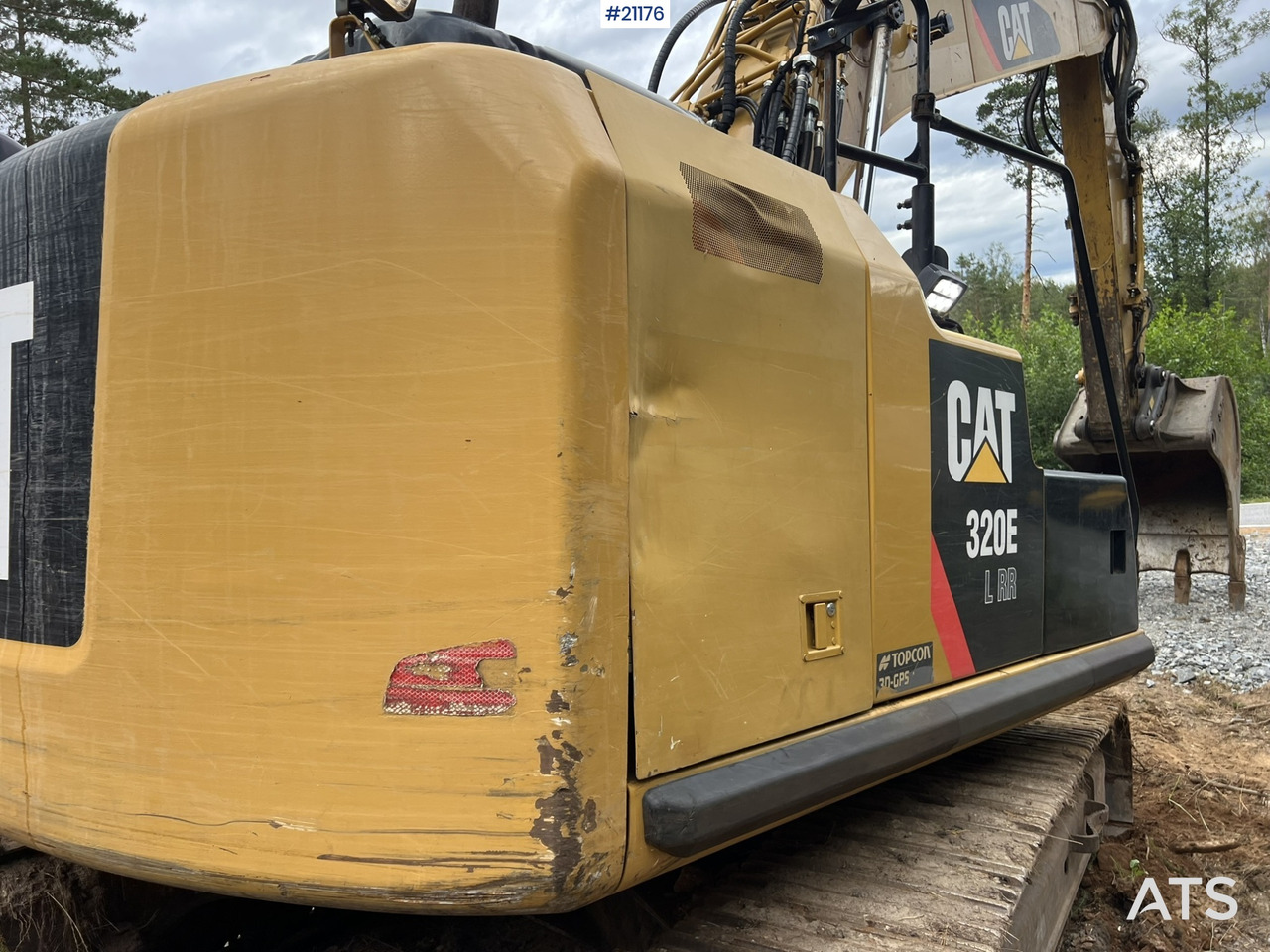 حفار زحاف Caterpillar 320 ELRR gravemaskin m/ tannskuffe SE VIDEO: صورة 18