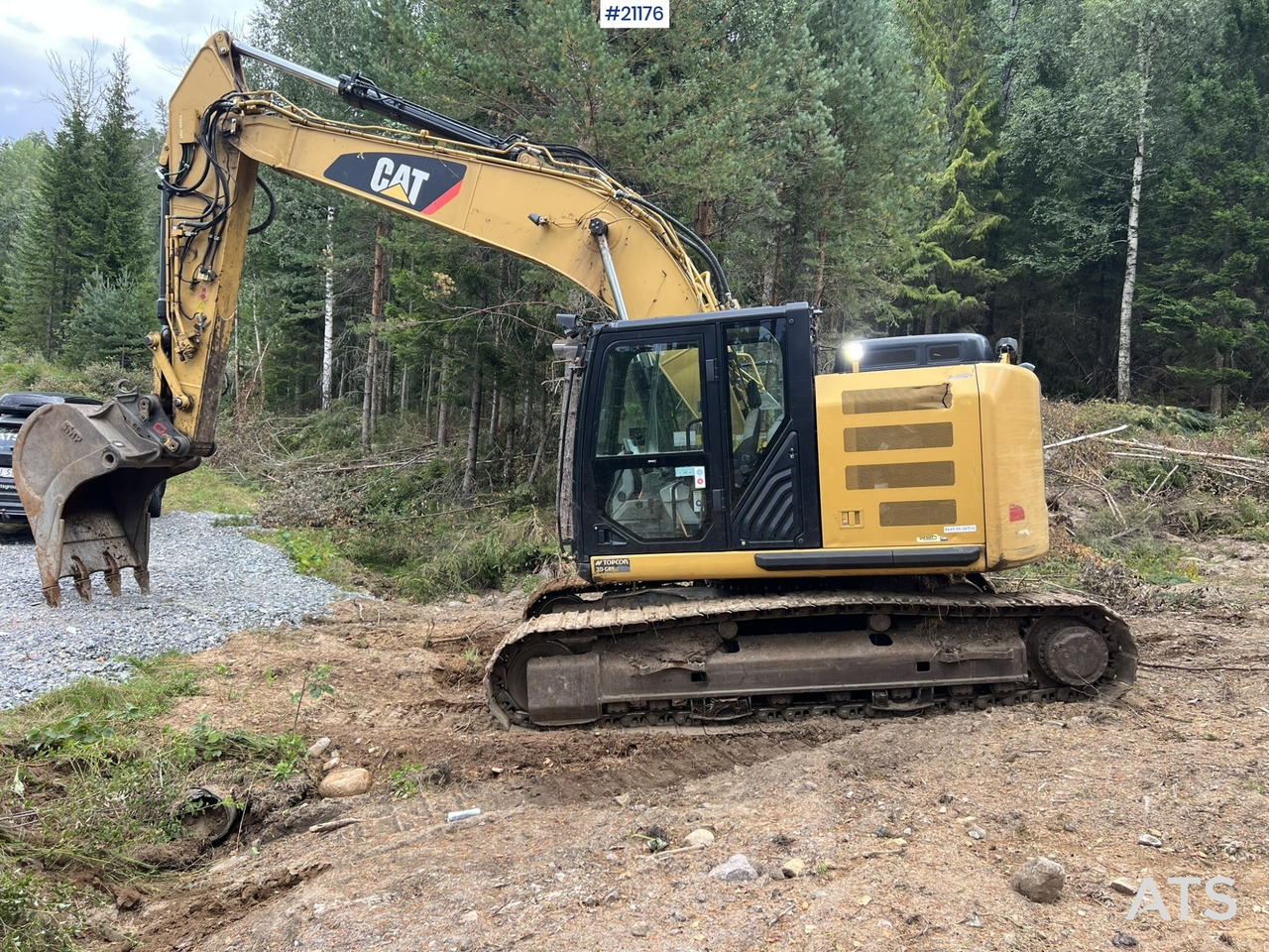 حفار زحاف Caterpillar 320 ELRR gravemaskin m/ tannskuffe SE VIDEO: صورة 11