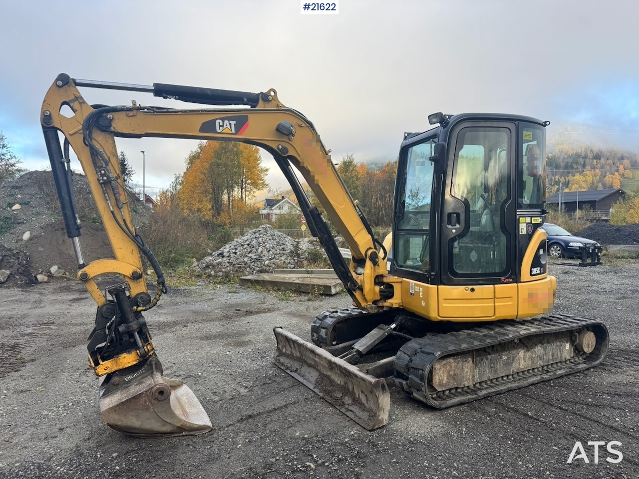 Caterpillar CAT 305C m/ Rototilt og 2 skuffer - حفار زحاف: صورة 2 Caterpillar CAT 305C m/ Rototilt og 2 skuffer - حفار زحاف: صورة 2