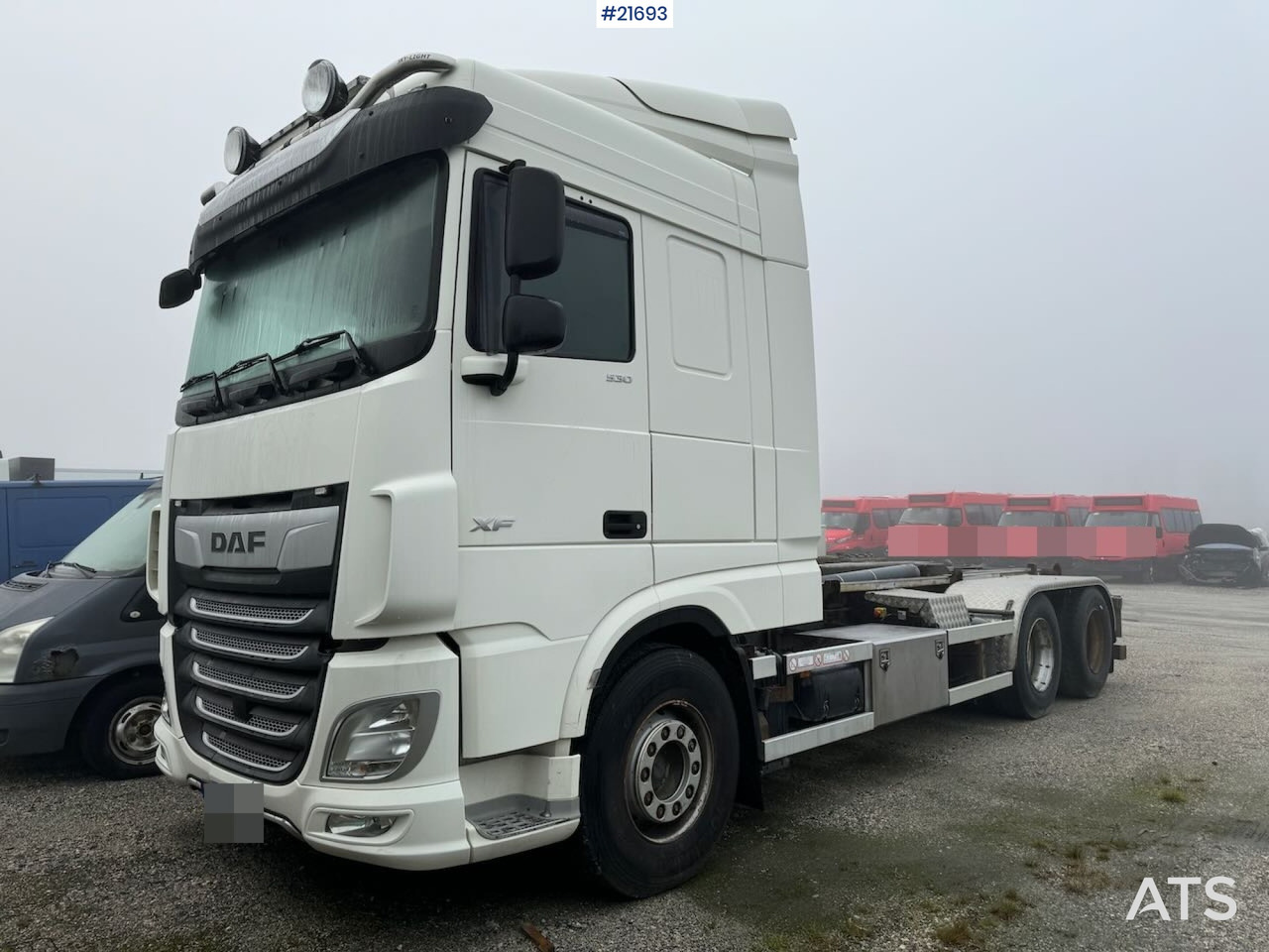 DAF XF 530 6x2 Krokbil m/ VDL Krok - شاحنة ذات خطاف: صورة 2 DAF XF 530 6x2 Krokbil m/ VDL Krok - شاحنة ذات خطاف: صورة 2