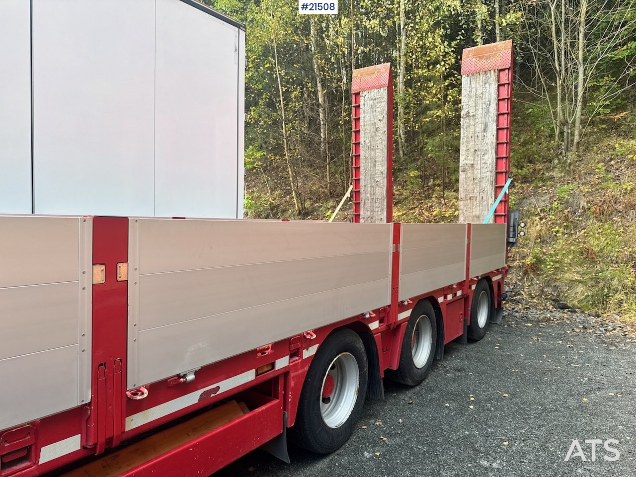 Doll Doll Maskinsemi m/ Bredding og Hydrauliske bruer - عربة منخفضة مسطحة نصف مقطورة: صورة 4 Doll Doll Maskinsemi m/ Bredding og Hydrauliske bruer - عربة منخفضة مسطحة نصف مقطورة: صورة 4