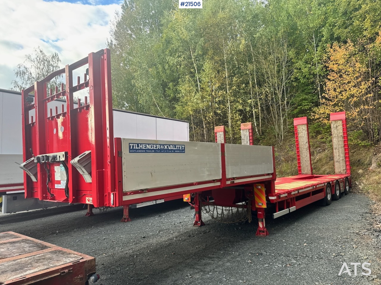 عربة منخفضة مسطحة نصف مقطورة Doll maskinsemi: صورة 6 عربة منخفضة مسطحة نصف مقطورة Doll maskinsemi: صورة 6