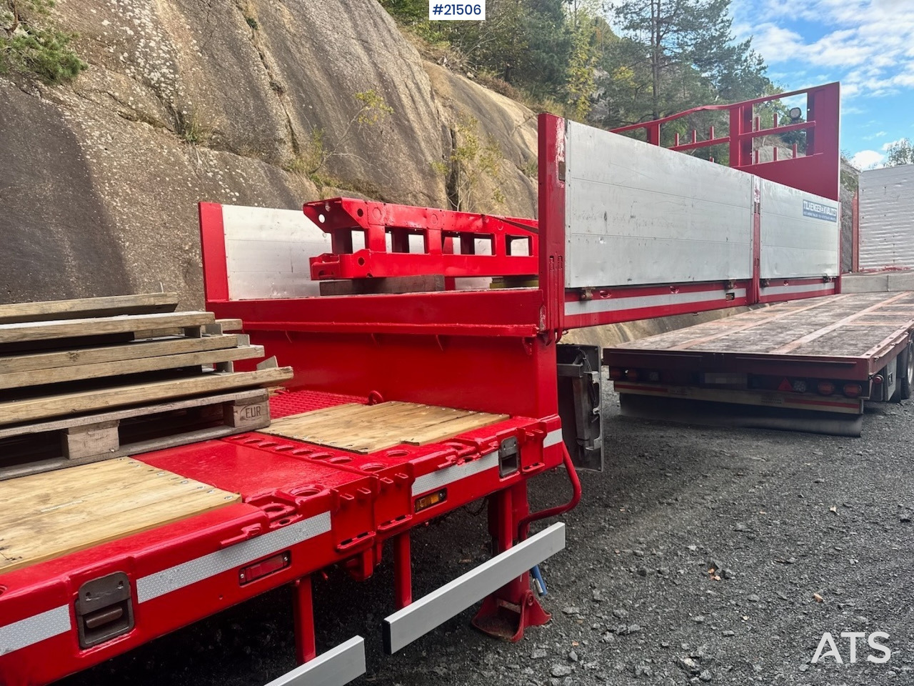 Doll maskinsemi - عربة منخفضة مسطحة نصف مقطورة: صورة 5 Doll maskinsemi - عربة منخفضة مسطحة نصف مقطورة: صورة 5