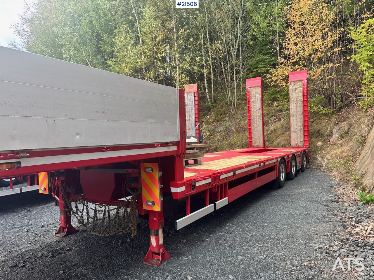 عربة منخفضة مسطحة نصف مقطورة Doll maskinsemi: صورة 7 عربة منخفضة مسطحة نصف مقطورة Doll maskinsemi: صورة 7