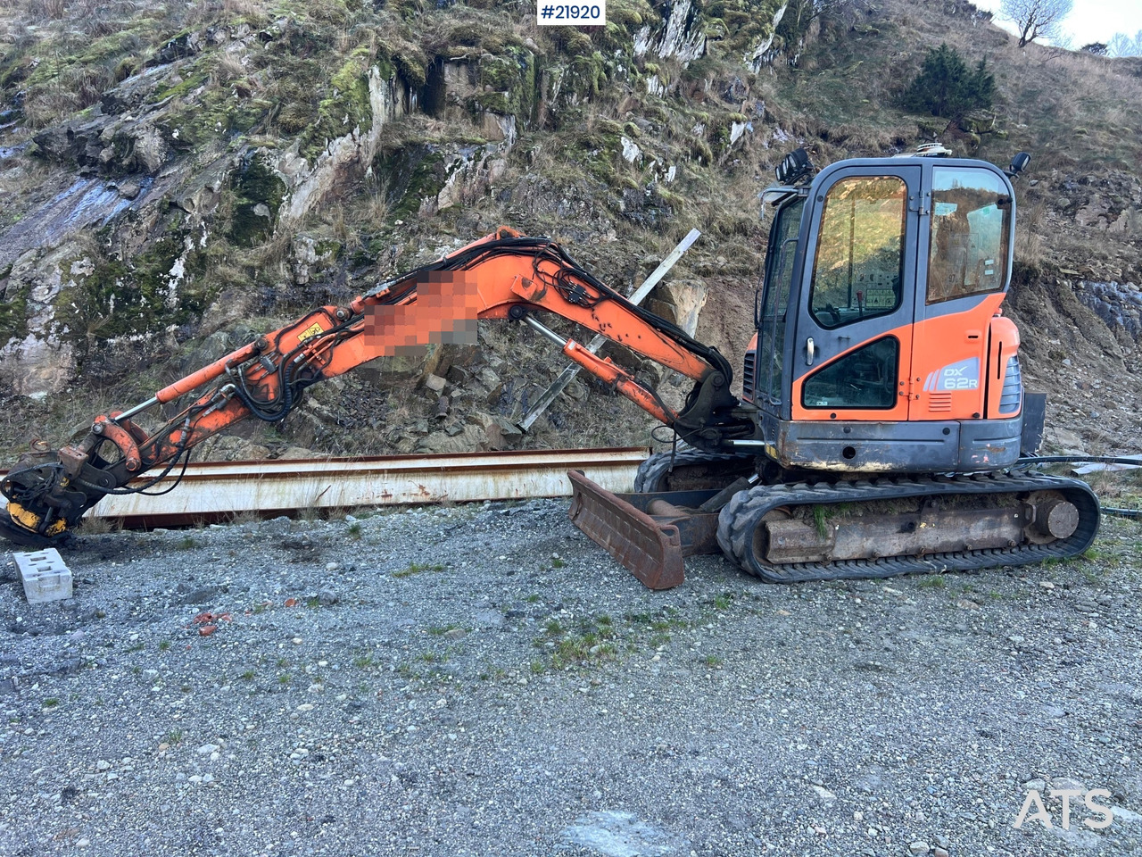 Doosan DX62R-3 gravemaskin m/ rototilt, pusseskuffe og graveskuffe - حفار زحاف: صورة 1 Doosan DX62R-3 gravemaskin m/ rototilt, pusseskuffe og graveskuffe - حفار زحاف: صورة 1