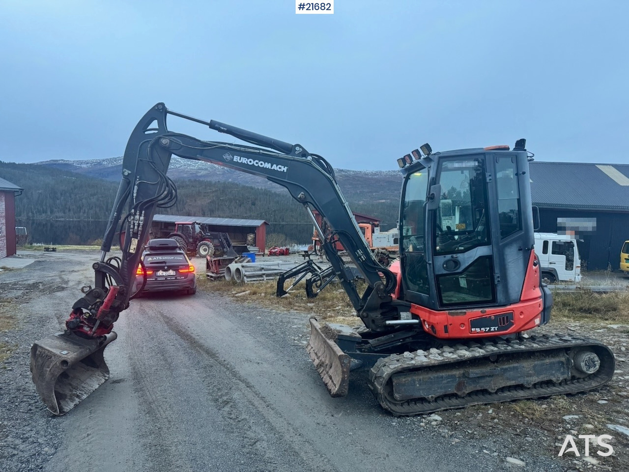 Eurocomach Eurocomach ES57 Beltegraver m/ Rototilt og 2 skuffer. 1920 timer. - حفار زحاف: صورة 2 Eurocomach Eurocomach ES57 Beltegraver m/ Rototilt og 2 skuffer. 1920 timer. - حفار زحاف: صورة 2