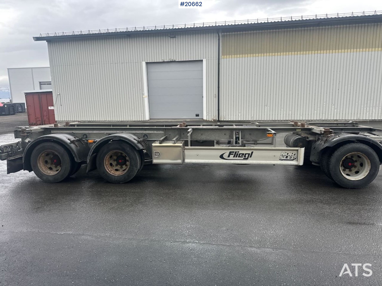 Fliegl containerhenger - مقطورة نقل الحاويات: صورة 2 Fliegl containerhenger - مقطورة نقل الحاويات: صورة 2