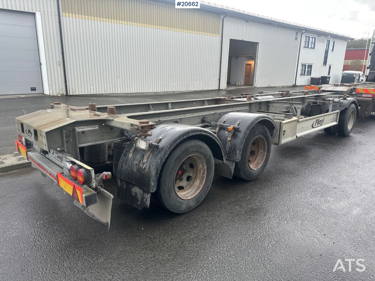 Fliegl containerhenger - مقطورة نقل الحاويات: صورة 3 Fliegl containerhenger - مقطورة نقل الحاويات: صورة 3
