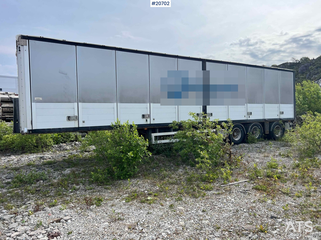 HRD 3 akslet kapelltralle rep.objekt m/ full sideåpning - نصف مقطورة صندوق مغلق: صورة 1 HRD 3 akslet kapelltralle rep.objekt m/ full sideåpning - نصف مقطورة صندوق مغلق: صورة 1