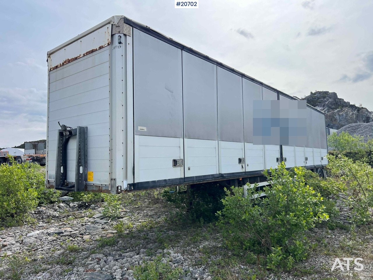 HRD 3 akslet kapelltralle rep.objekt m/ full sideåpning - نصف مقطورة صندوق مغلق: صورة 3 HRD 3 akslet kapelltralle rep.objekt m/ full sideåpning - نصف مقطورة صندوق مغلق: صورة 3