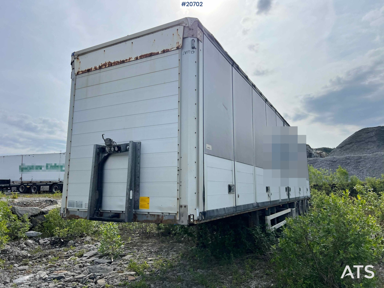 HRD 3 akslet kapelltralle rep.objekt m/ full sideåpning - نصف مقطورة صندوق مغلق: صورة 4 HRD 3 akslet kapelltralle rep.objekt m/ full sideåpning - نصف مقطورة صندوق مغلق: صورة 4