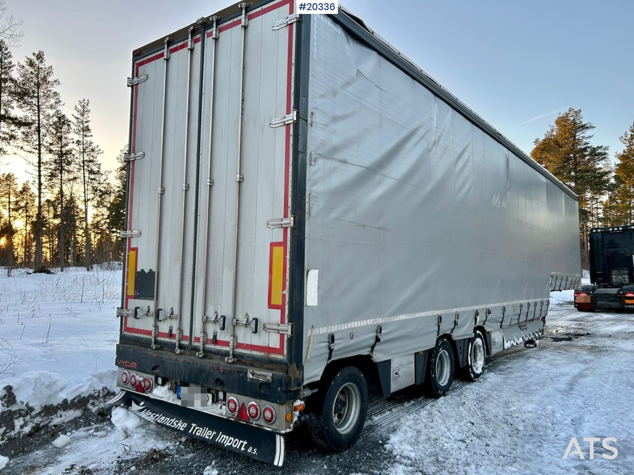 HRD Jumbo tralle med bredding - نصف مقطورة صندوق مغلق: صورة 5 HRD Jumbo tralle med bredding - نصف مقطورة صندوق مغلق: صورة 5