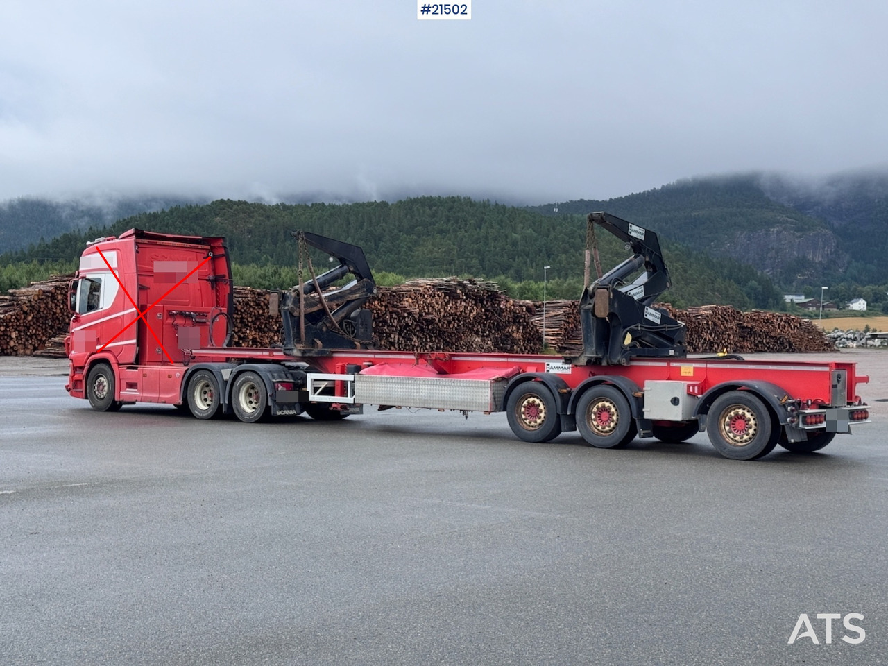 Hammar 195 S Sidelaster - نصف مقطورة شاسيه: صورة 4 Hammar 195 S Sidelaster - نصف مقطورة شاسيه: صورة 4