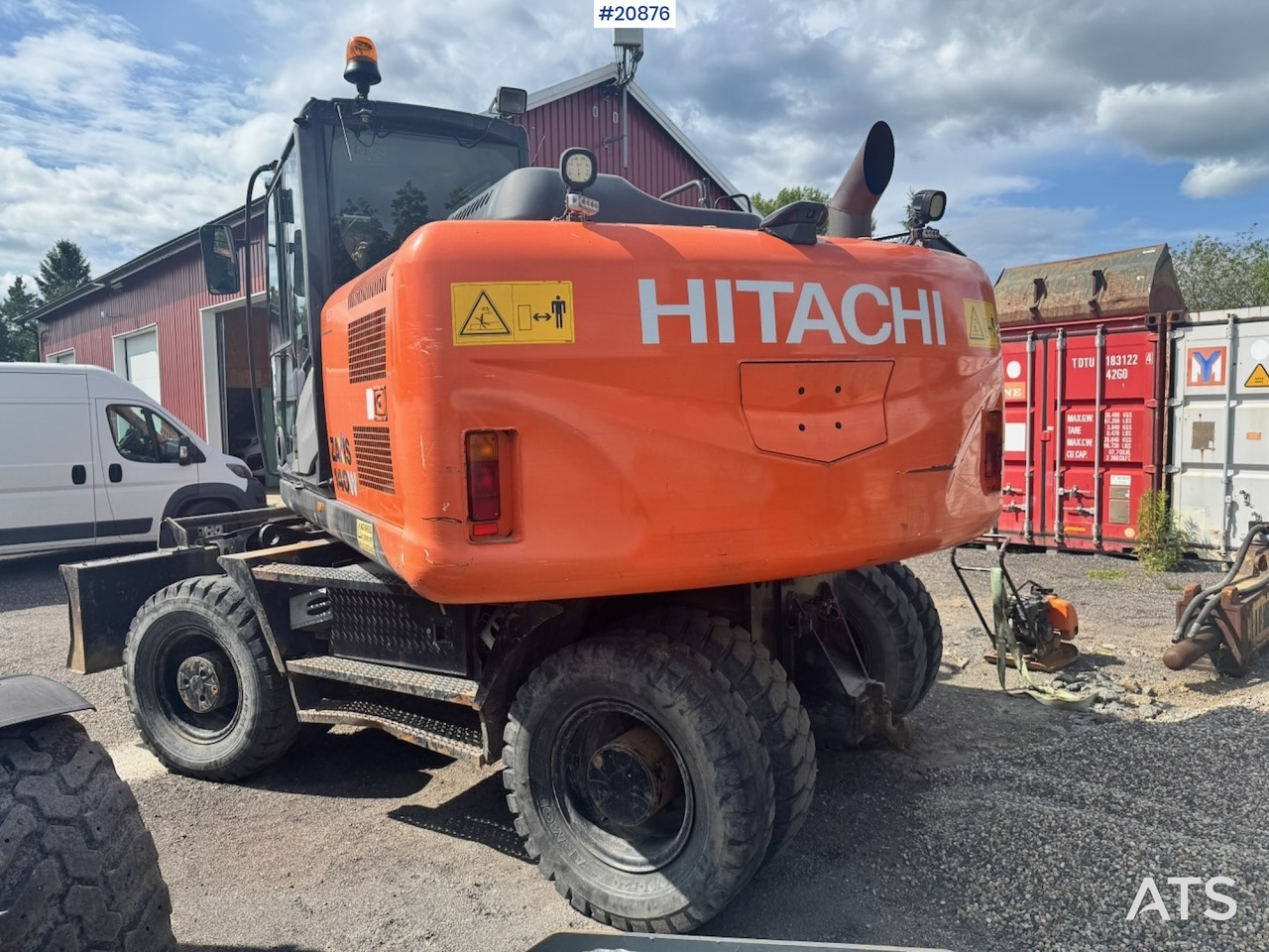Hitachi ZX140W-5B - حفارة دولاب: صورة 5 Hitachi ZX140W-5B - حفارة دولاب: صورة 5