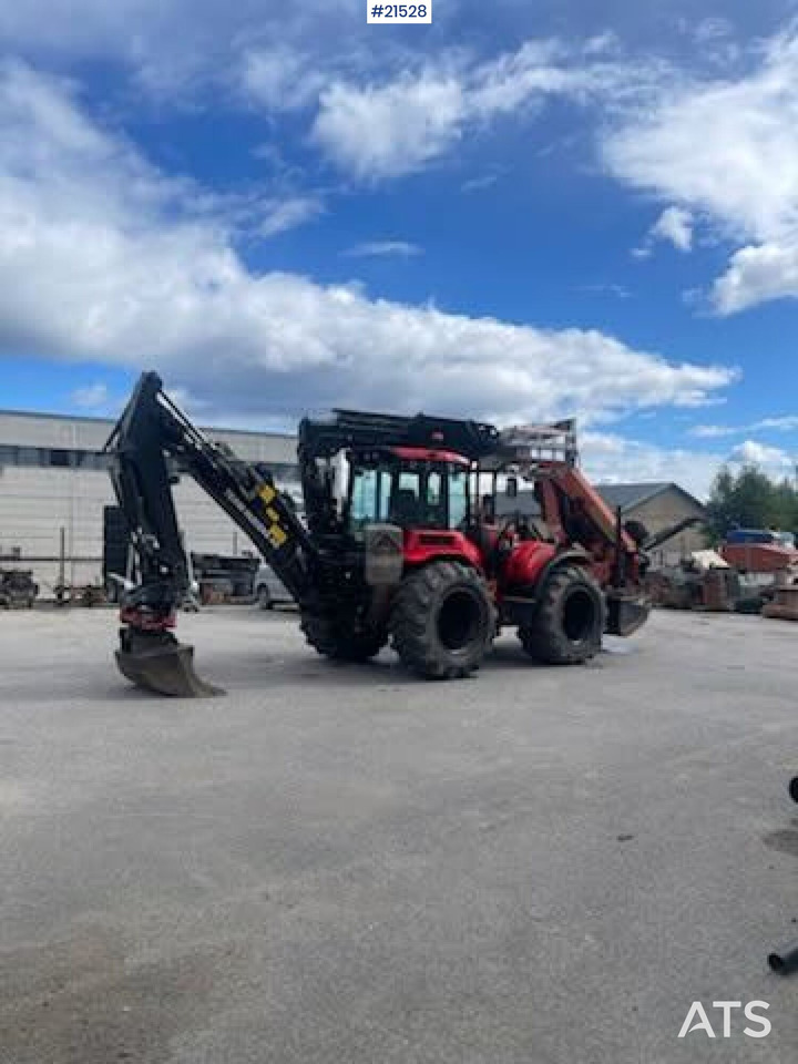 Huddig 1260C Traktorgraver m/ Palfinger kran, Lift, rototilt og skuffe - جرافة حفار: صورة 5 Huddig 1260C Traktorgraver m/ Palfinger kran, Lift, rototilt og skuffe - جرافة حفار: صورة 5