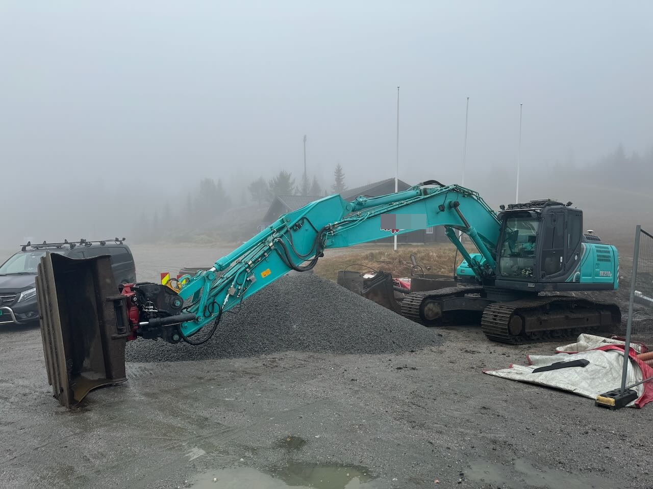 Kobelco SK210LC-10 Beltegraver m/ pusseskuffe, tilt og GPS - حفار زحاف: صورة 2 Kobelco SK210LC-10 Beltegraver m/ pusseskuffe, tilt og GPS - حفار زحاف: صورة 2