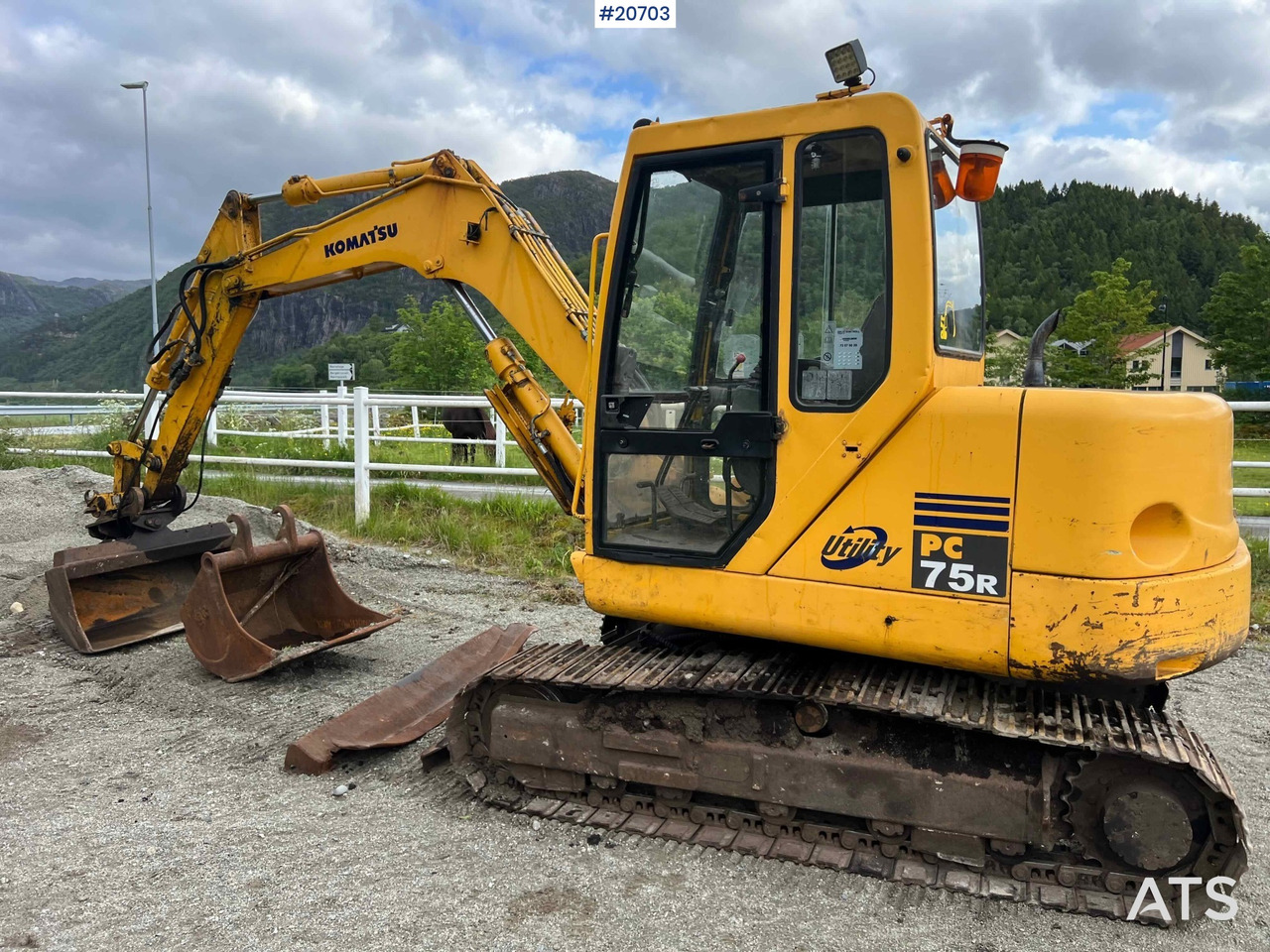 Komatsu PC75 - حفارة: صورة 5 Komatsu PC75 - حفارة: صورة 5