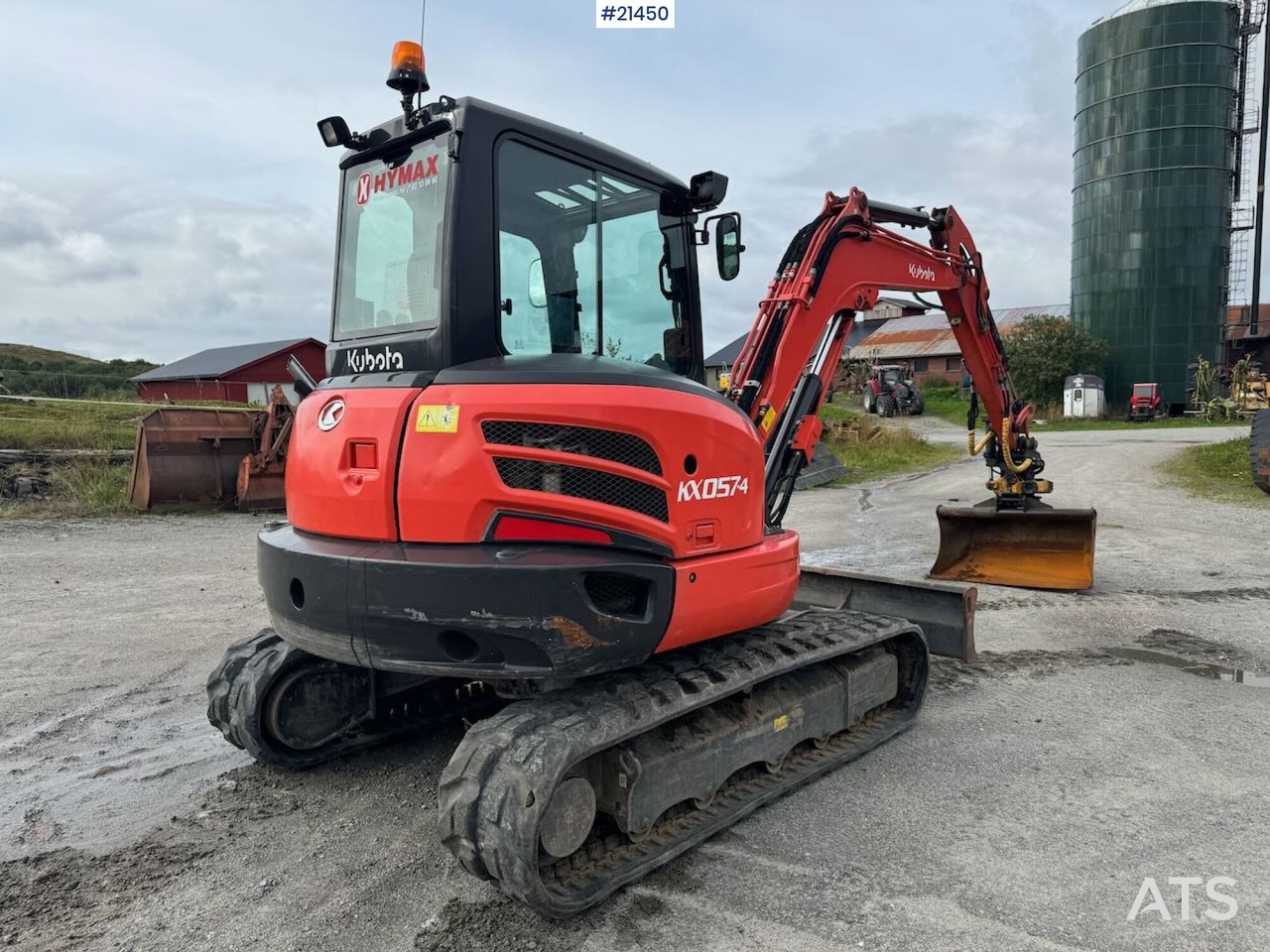 Kubota KX 057-4 - حفار زحاف: صورة 5 Kubota KX 057-4 - حفار زحاف: صورة 5