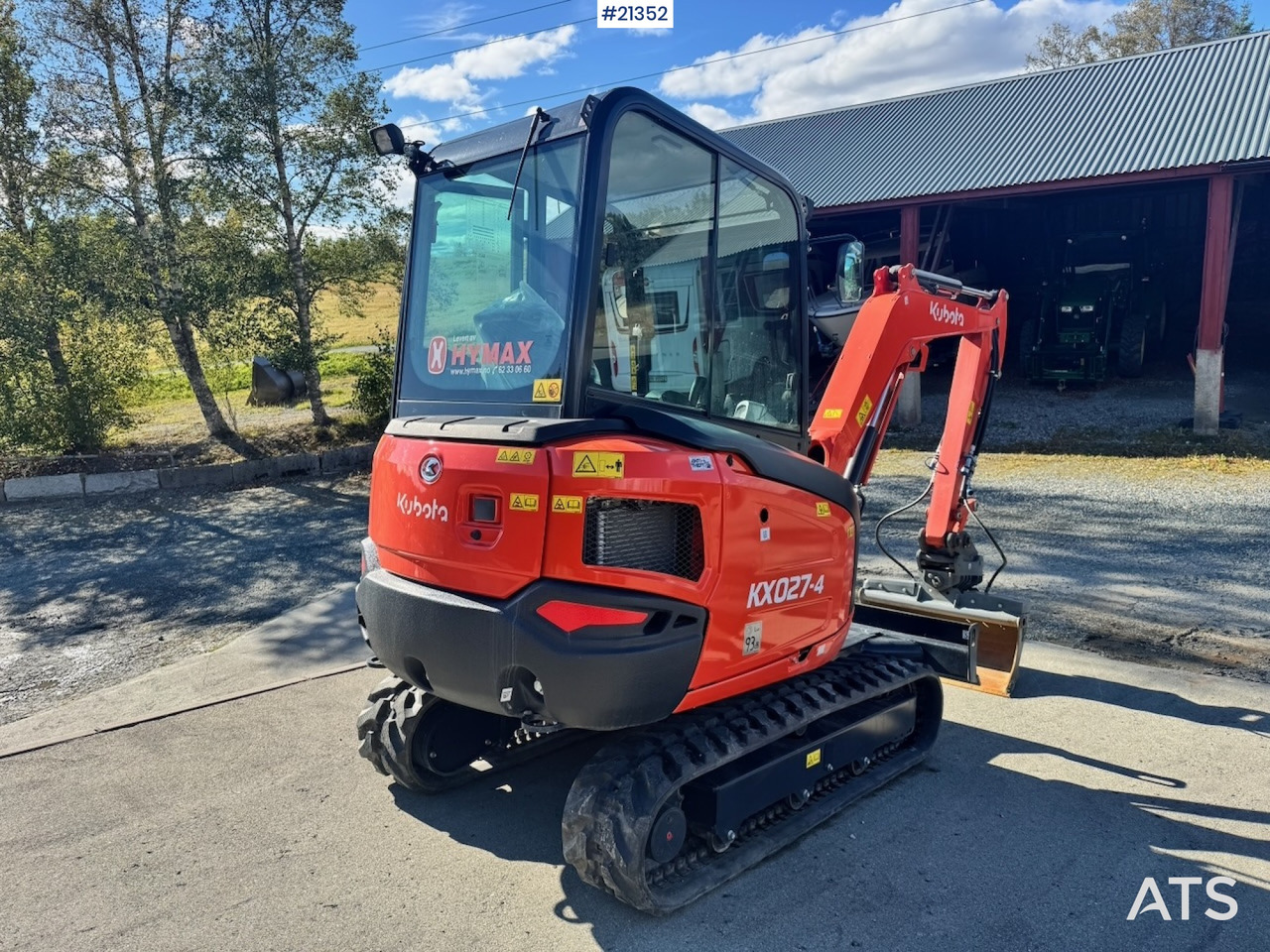 Kubota KX027-4 - حفارة مُصَّغرة: صورة 5 Kubota KX027-4 - حفارة مُصَّغرة: صورة 5
