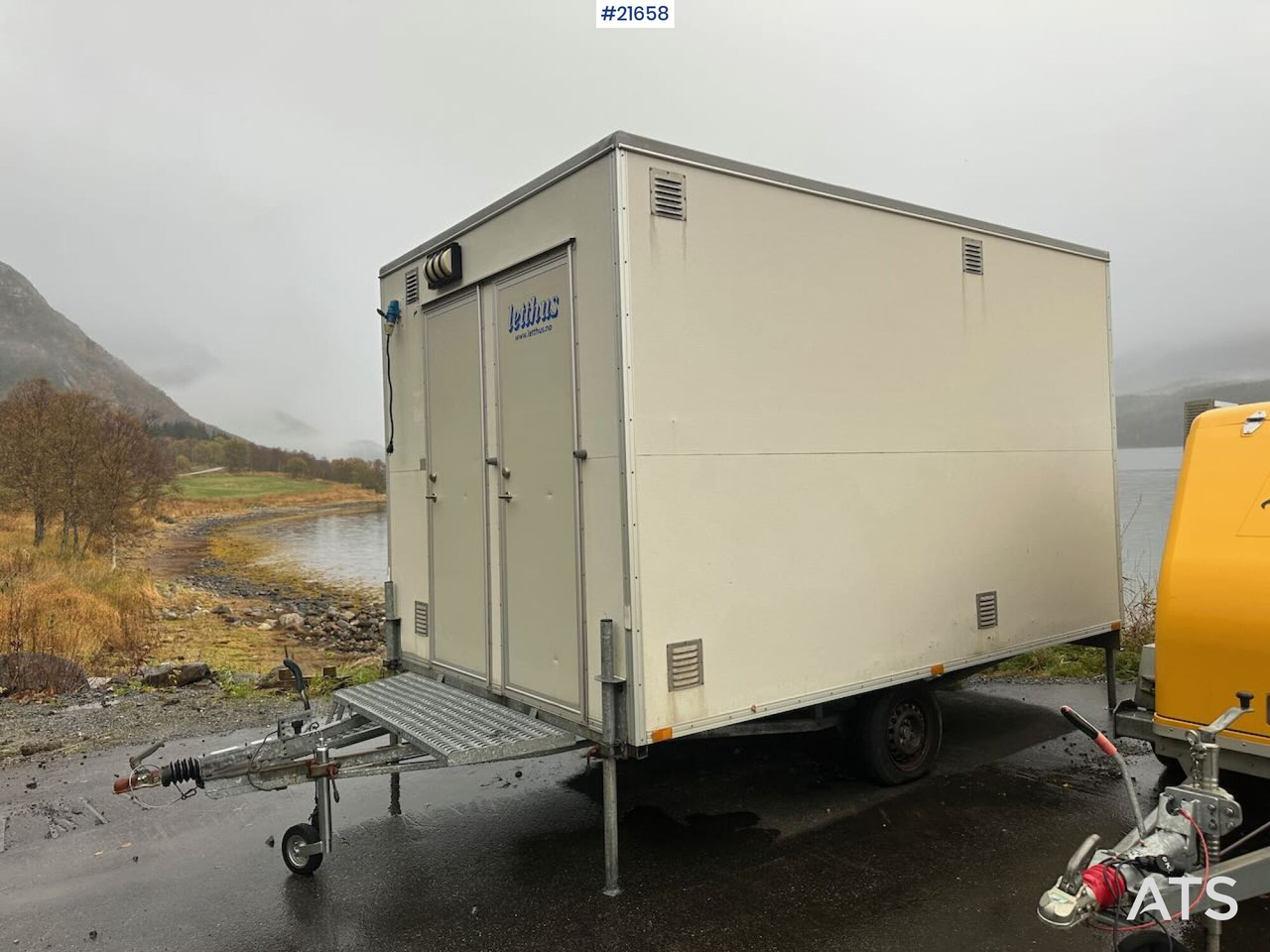 Letthus brakke - حاوية البناء, عربة مقطورة: صورة 3 Letthus brakke - حاوية البناء, عربة مقطورة: صورة 3