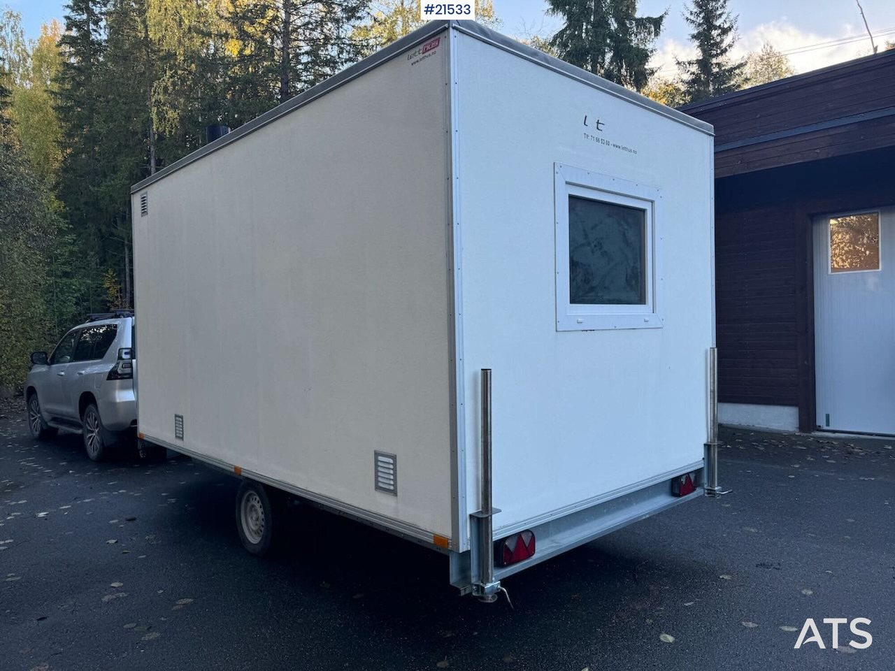 Letthus brakke - حاوية البناء, عربة مقطورة: صورة 5 Letthus brakke - حاوية البناء, عربة مقطورة: صورة 5