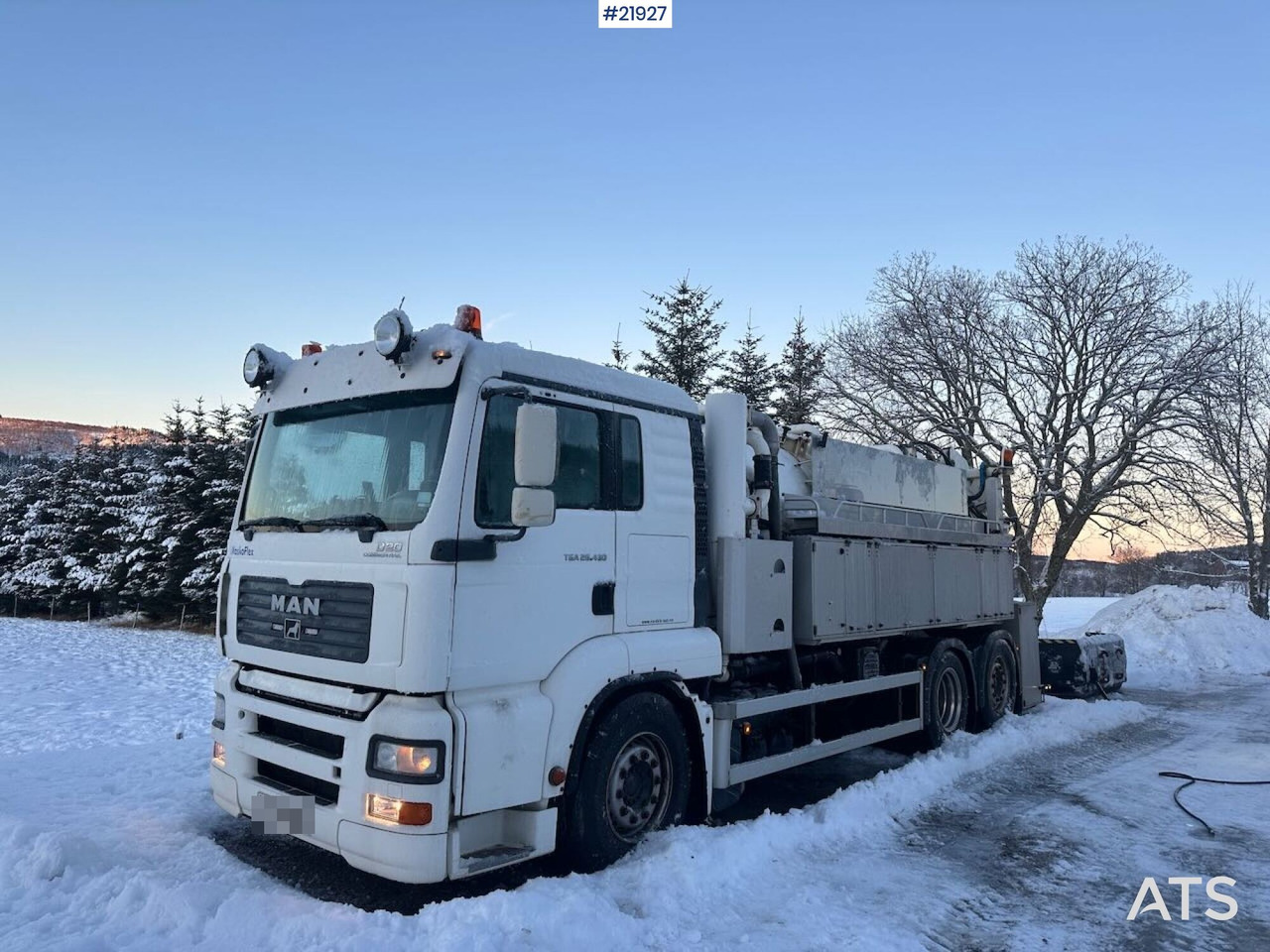 MAN TGA 26.430 6x2 sug-/spylebil m/ Maskoflex påbygg. SE VIDEO. - شاحنة الشفط: صورة 2 MAN TGA 26.430 6x2 sug-/spylebil m/ Maskoflex påbygg. SE VIDEO. - شاحنة الشفط: صورة 2