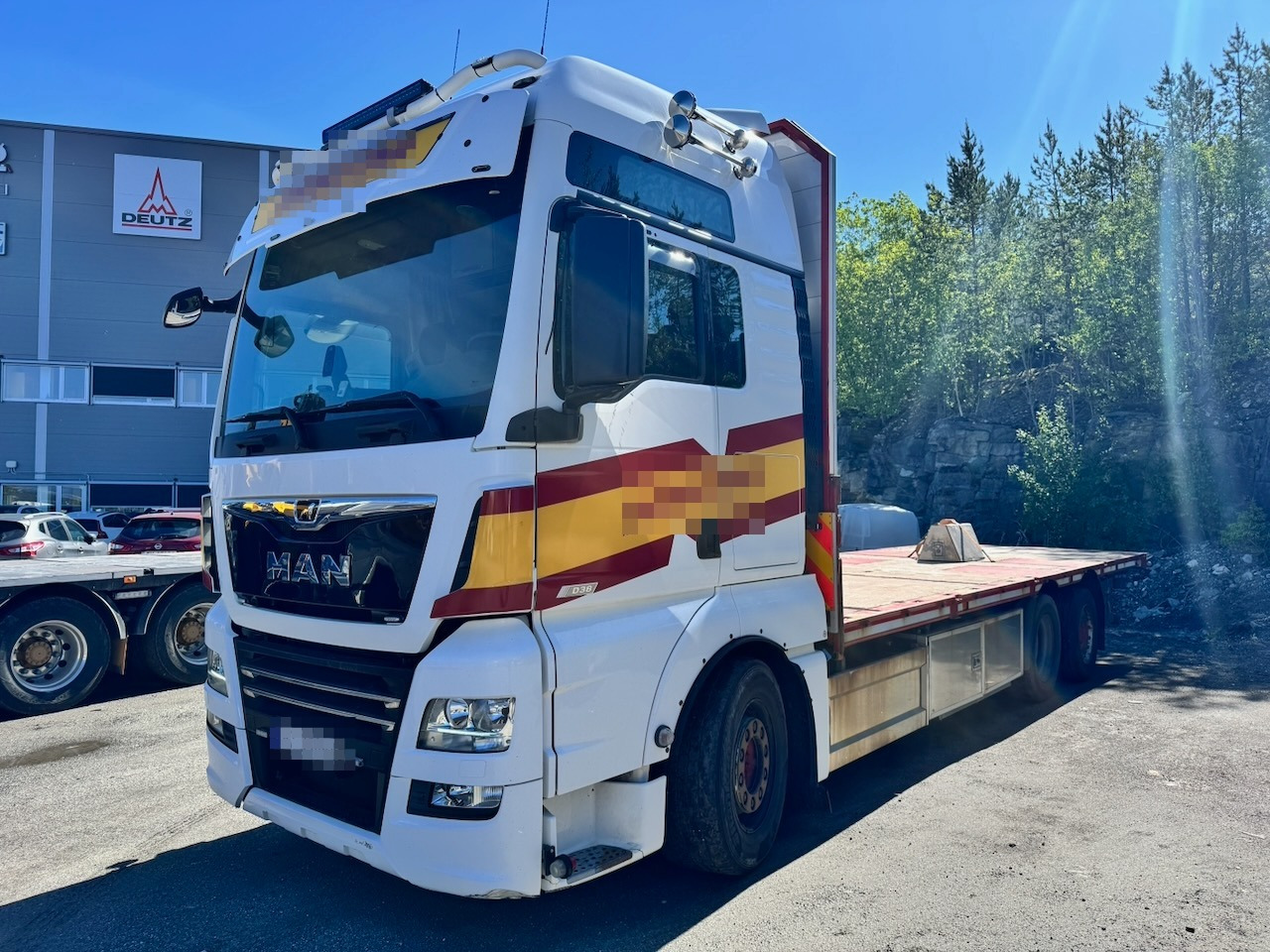 MAN TGX 580 - شاحنات مسطحة: صورة 1 MAN TGX 580 - شاحنات مسطحة: صورة 1