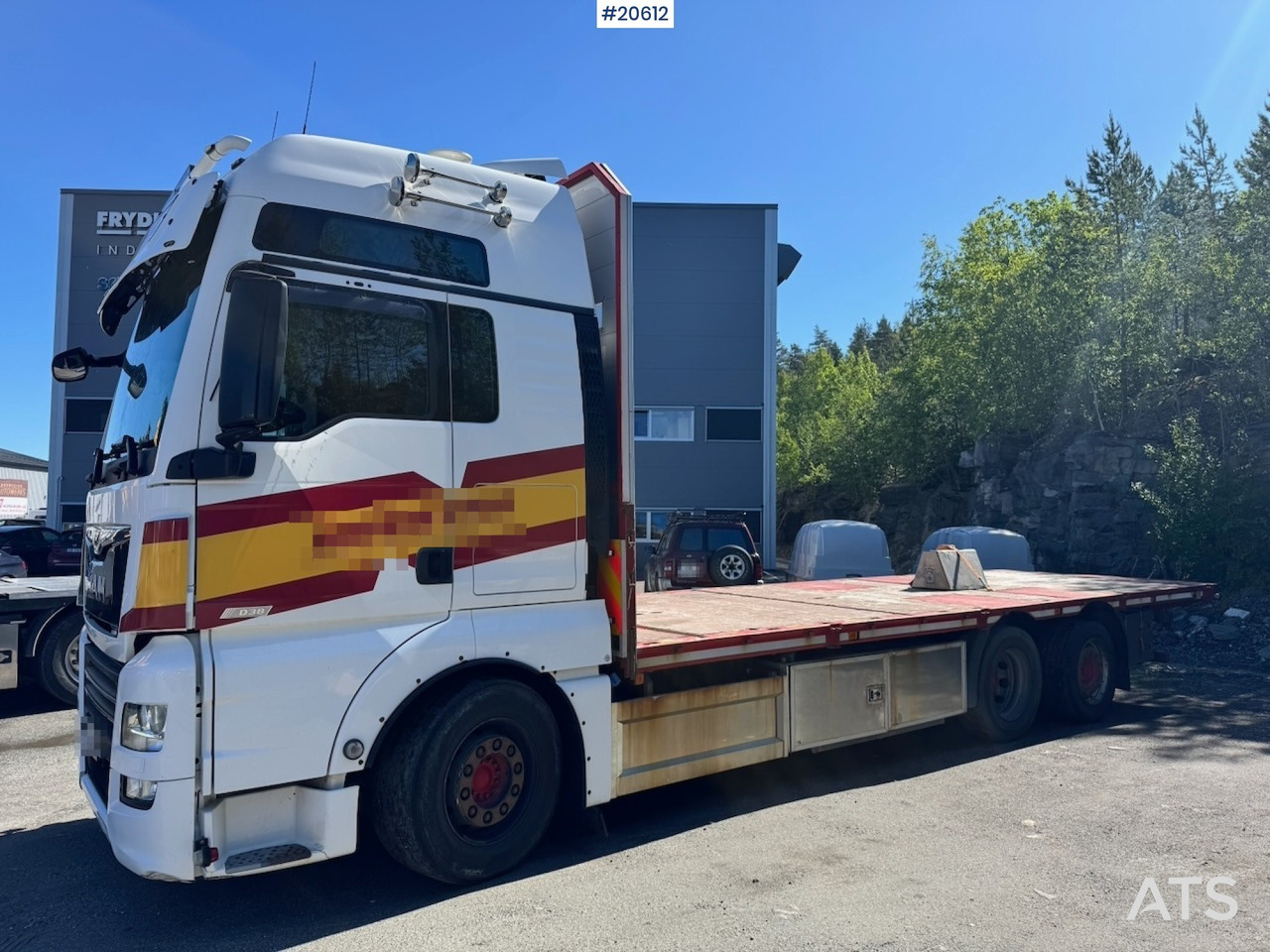 MAN TGX 580 - شاحنات مسطحة: صورة 2 MAN TGX 580 - شاحنات مسطحة: صورة 2