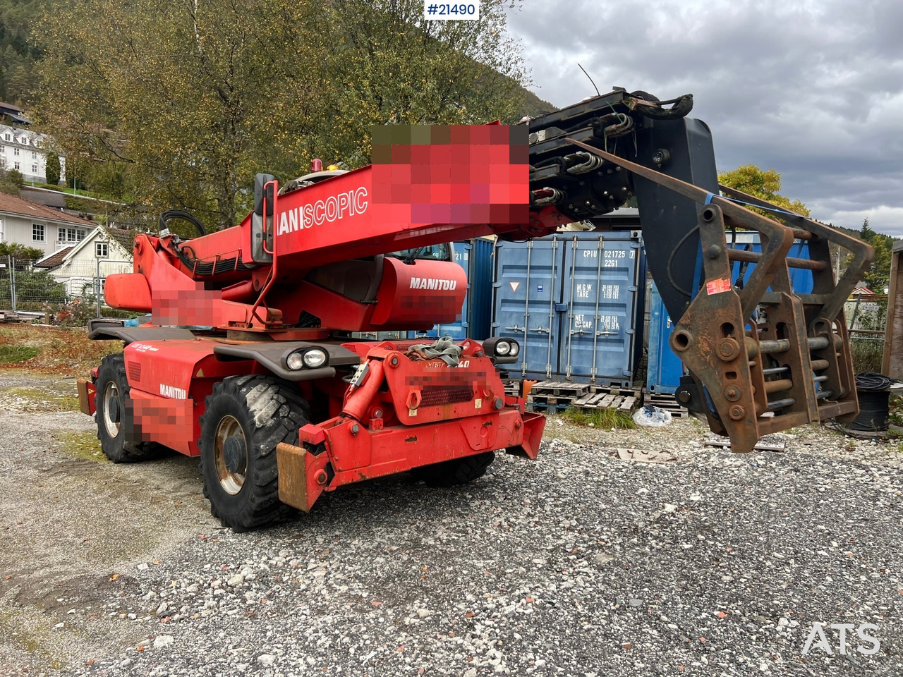 Manitou MRT2540 m/ radiostyring, mannskapskorg, 2 sett pallegafler, jibb med vinsj (1.5 tonn) - رافعة تلسكوبية: صورة 5 Manitou MRT2540 m/ radiostyring, mannskapskorg, 2 sett pallegafler, jibb med vinsj (1.5 tonn) - رافعة تلسكوبية: صورة 5