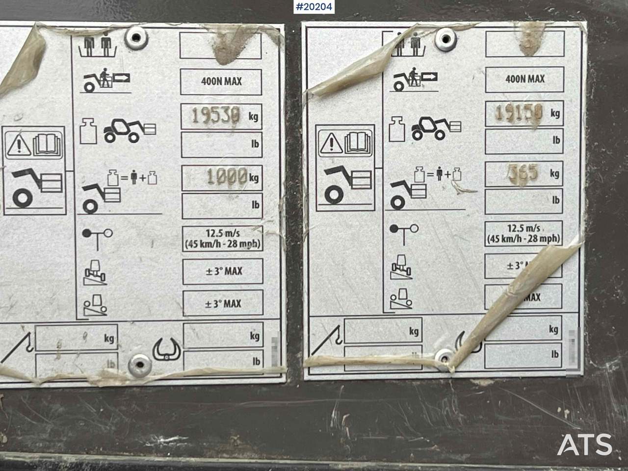رافعة تلسكوبية Manitou MRT2550+ Teleskoptruck m/ pallegafler: صورة 37