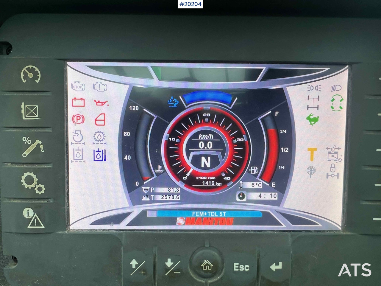 رافعة تلسكوبية Manitou MRT2550+ Teleskoptruck m/ pallegafler: صورة 21