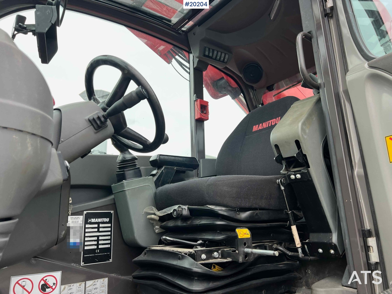 رافعة تلسكوبية Manitou MRT2550+ Teleskoptruck m/ pallegafler: صورة 17