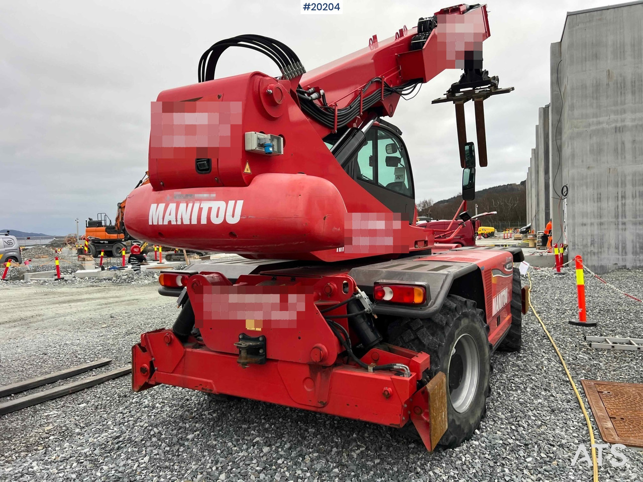 رافعة تلسكوبية Manitou MRT2550+ Teleskoptruck m/ pallegafler: صورة 11