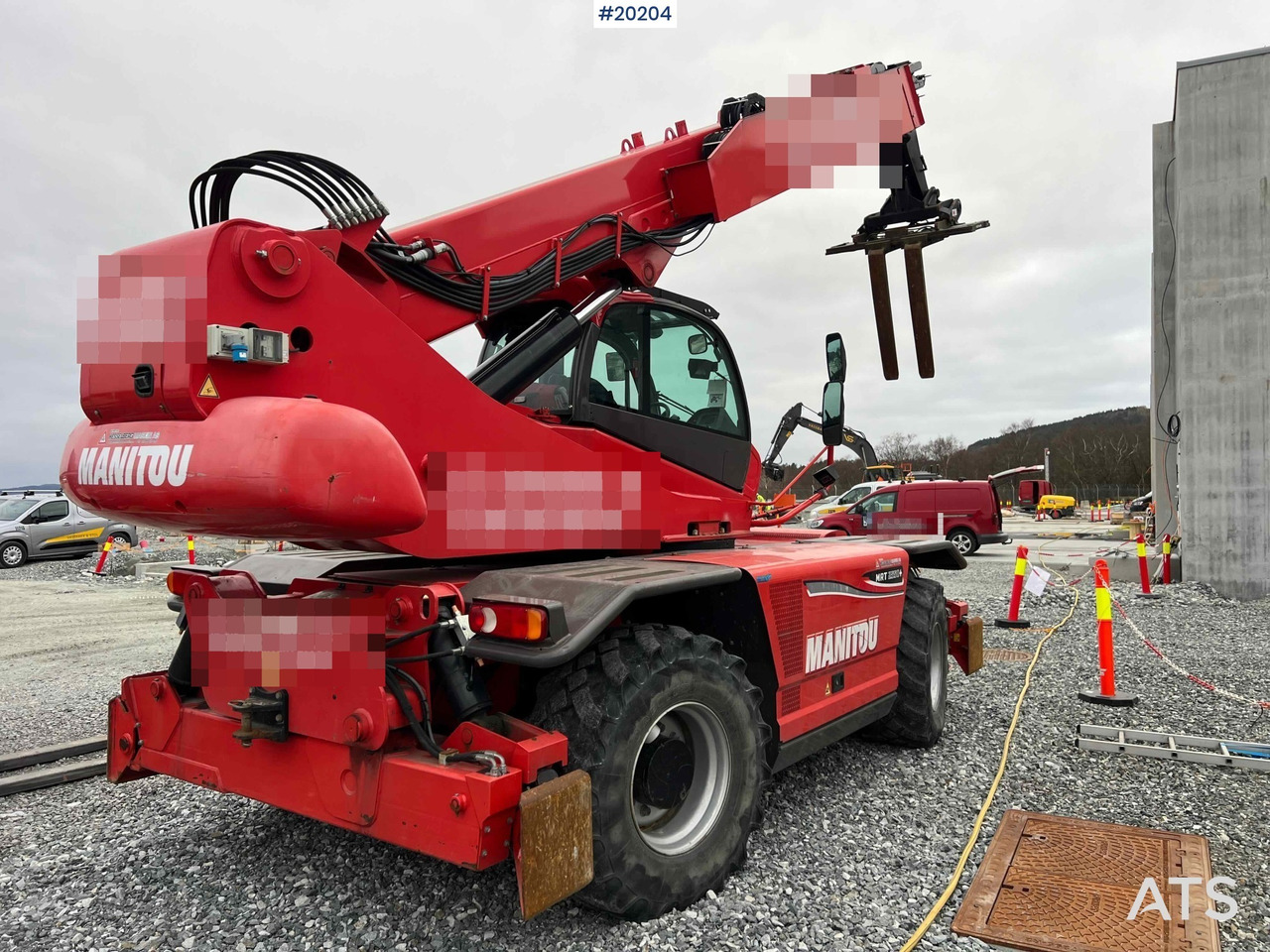 رافعة تلسكوبية Manitou MRT2550+ Teleskoptruck m/ pallegafler: صورة 10