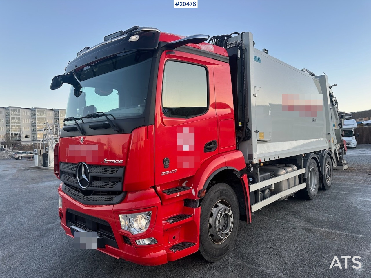 Mercedes 2021 - شاحنة النفايات: صورة 2 Mercedes 2021 - شاحنة النفايات: صورة 2